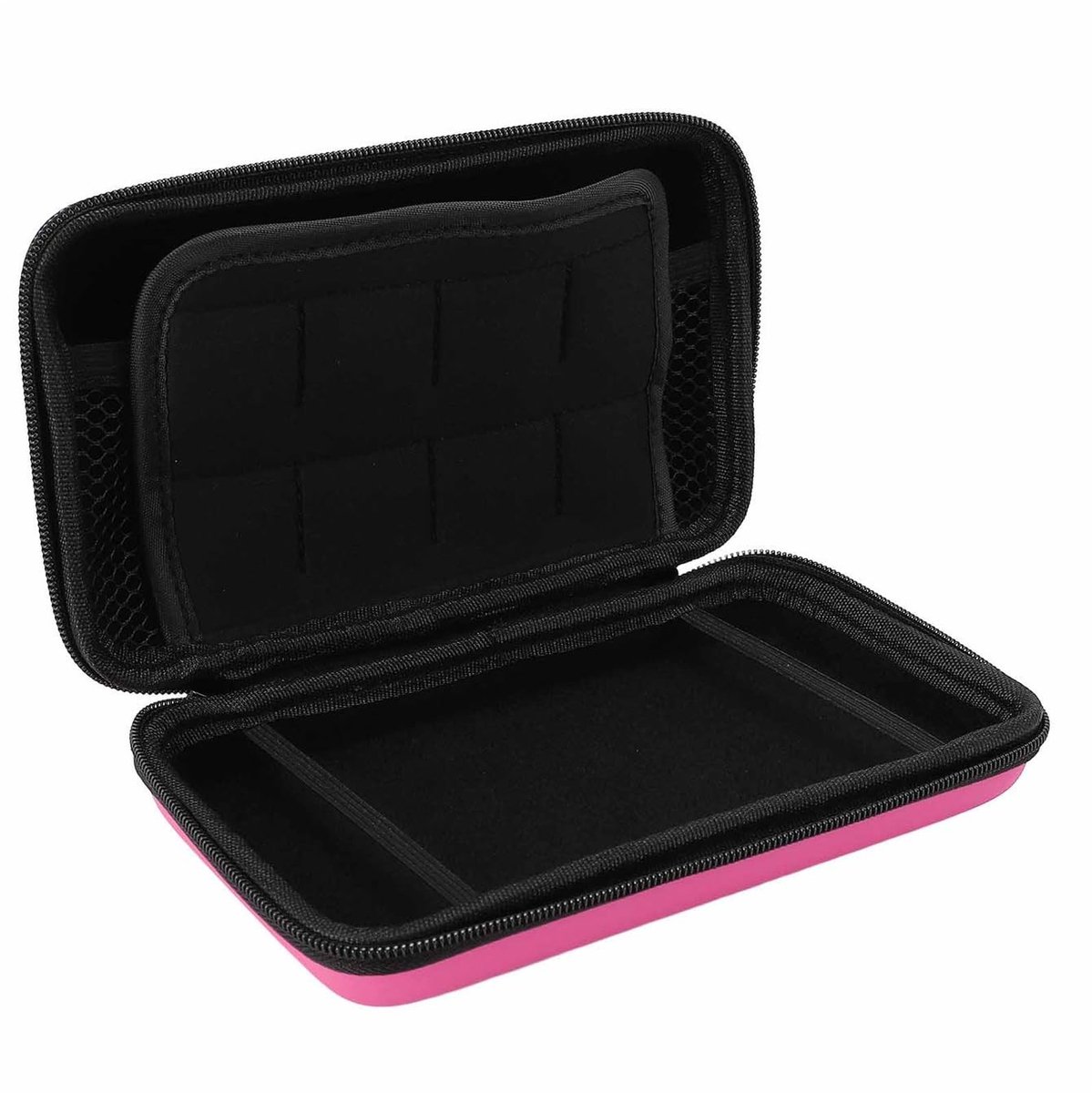 Dailygoods- Draagtas Hardshell - Beschermende Tas - Opbergruimte - Waterafstotend - Voor 3DS/2DS XL - Zacht Gevoerd - Gamecase