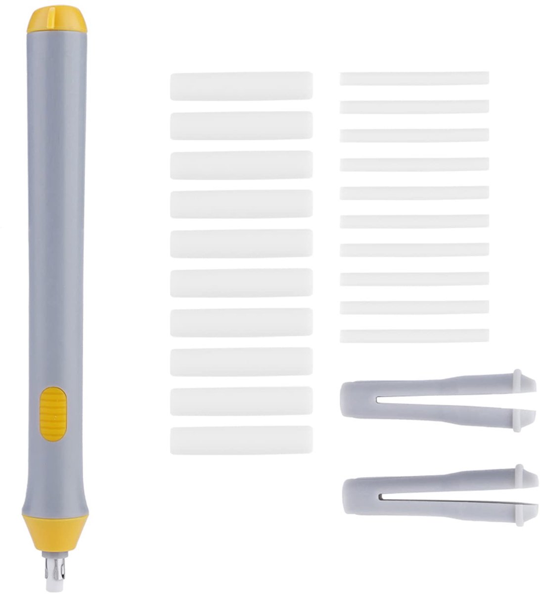 Dailygoods - Elektrische Gum met 22 Navullingen voor Creatief Gebruik