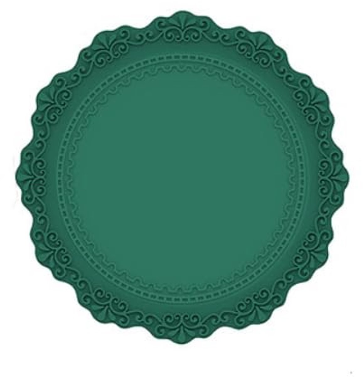 Dailygoods- Placemat Siliconen - Ronde Placemat - Waterdichte Placemat - Antislip Placemat - Onderzetters - 5 Stuks - Diameter 10 cm