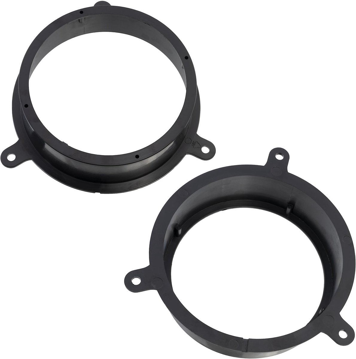 Dailygoods - Luidsprekeradapter Set van 2 - Geschikt voor Renault Grand Scenic - Ø165mm - Luidsprekerhouder voor Deur - Reparatie Accessoire