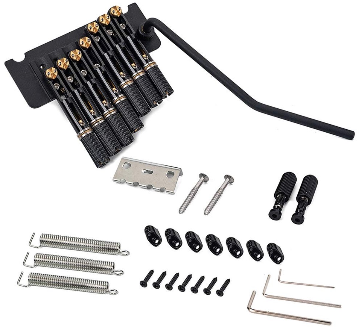 Dailygoods - Headless Elektrische Gitaar - 7 Snaren - Duurzaam en betrouwbaar - Inclusief accessoires - Vervangingsonderdelen - Geschikt voor muzikant...