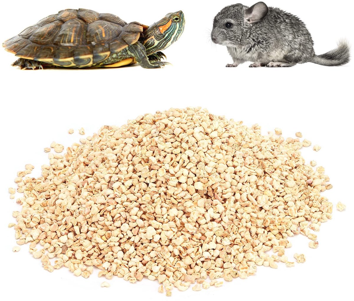 Dailygoods- Dierenbedekking van Maïskorrels - Dierenbenodigdheden voor Honden - Veilig en Natuurlijk - Stofvrij - Gemakkelijk te Vervangen - Geschikt voor Kleine Dieren - Dierenbed