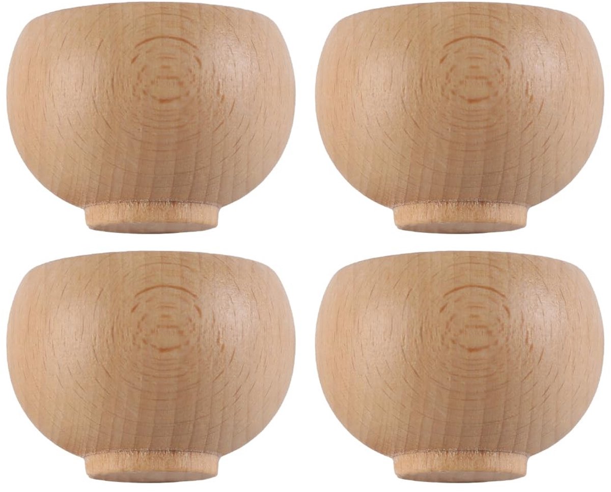 Dailygoods - 4-delige Japanse Sashiko Borduurspeldenkussenset met Houten Naaldhouder