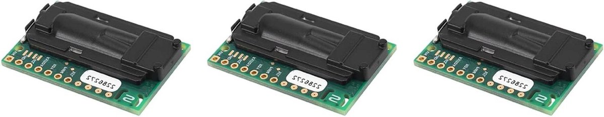 Luchtkwaliteit Sensor - CO2 Meter - Meten Binnenklimaat - CO2 RH T - 3 Stuks - Groen Zwart