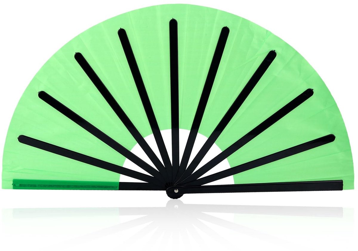Cosensi - Dailygoods - Grote Opvouwbare Handventilator voor Bruiloften en Decoratie