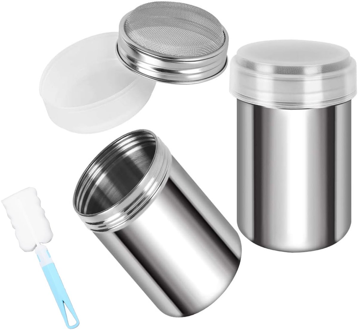 Cosensi - Dailygoods - Set van 2 Poedersuikers voor Keuken en Bakken