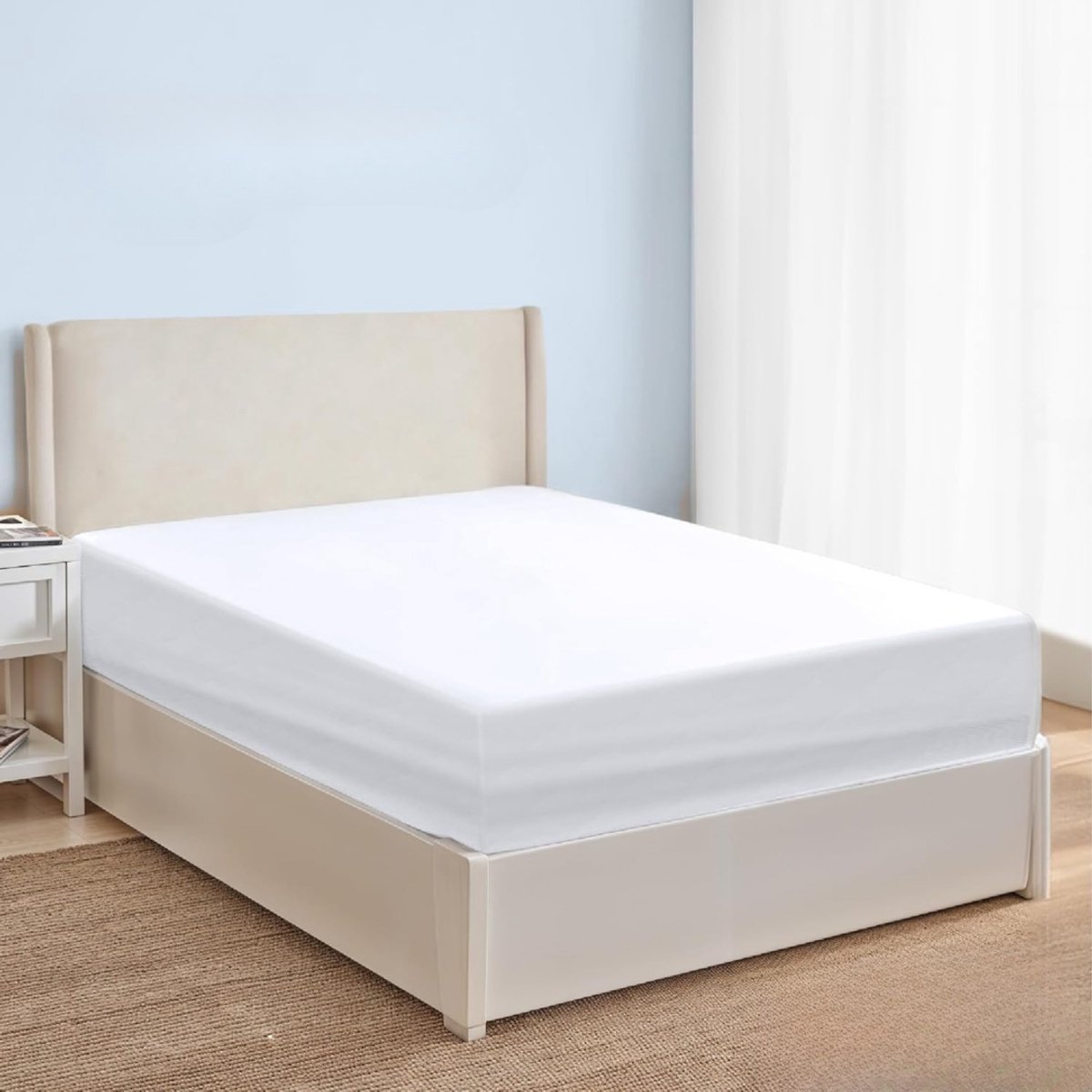 NBAP® Matrasbeschermer 70x140 - Hoeslaken - Dekbedovertrek - Wit