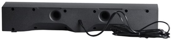 Allecto - USB-computerluidsprekers - Stereo-geluid - Draagbare mini-soundbar - 3,5 mm - Geschikt voor Desktop en Laptop - Compacte luidsprekers van Merkloos — afbeelding 2