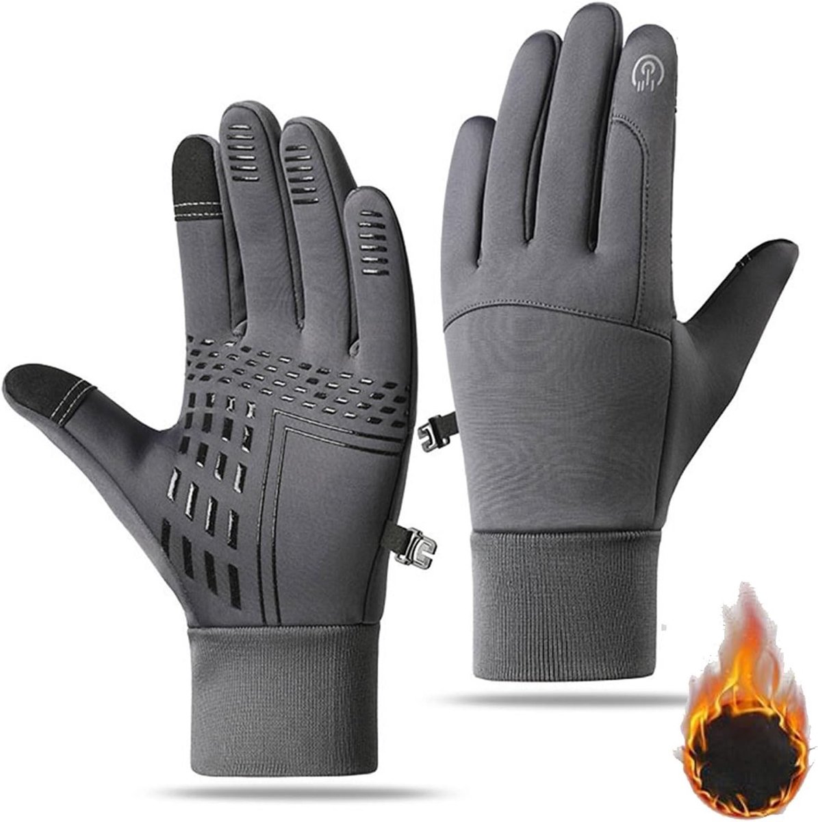 Unisex Warme Winterhandschoenen met Touchscreen, Antislip en Winddicht voor Fietsen, Wandelen en Rijervaringen