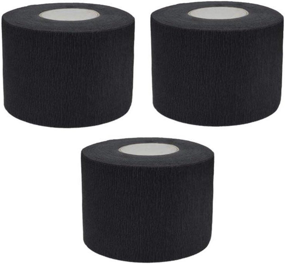 Nekpapier Rollen - Beschermende Strips - Haarknippen Beschermen - Sterk Absorberend - 3 Rollen - Zwart