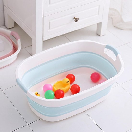 Vouwbaar peuterbad - Draagbaar babybad - Veilig badderen - Ruimtebesparend ontwerp - 6 cm dik - Meerkleurig — afbeelding 2