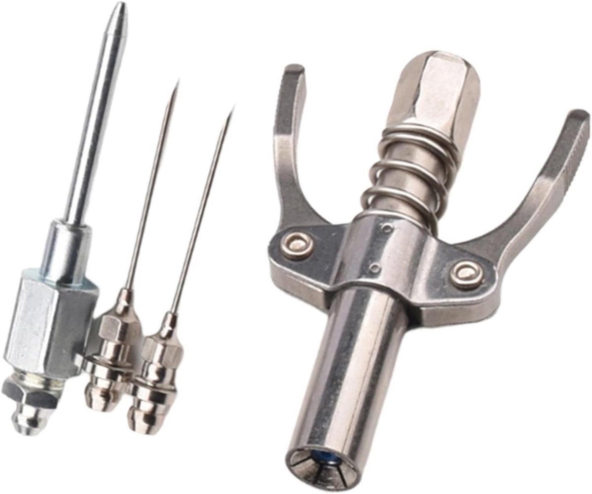 Vetpistool Accessoireset - Vetkoppeling Naald - Apparatuur Smeren - Lekvrije Afdichting - 134 cm - Zilverkleurig