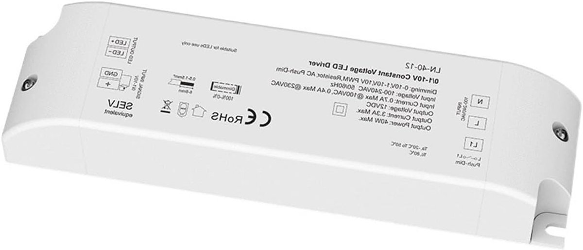 Led Driver - Stroomtransformator - Verlichting Aanpassen - Dimbare Functionaliteit - 75W - Zwart