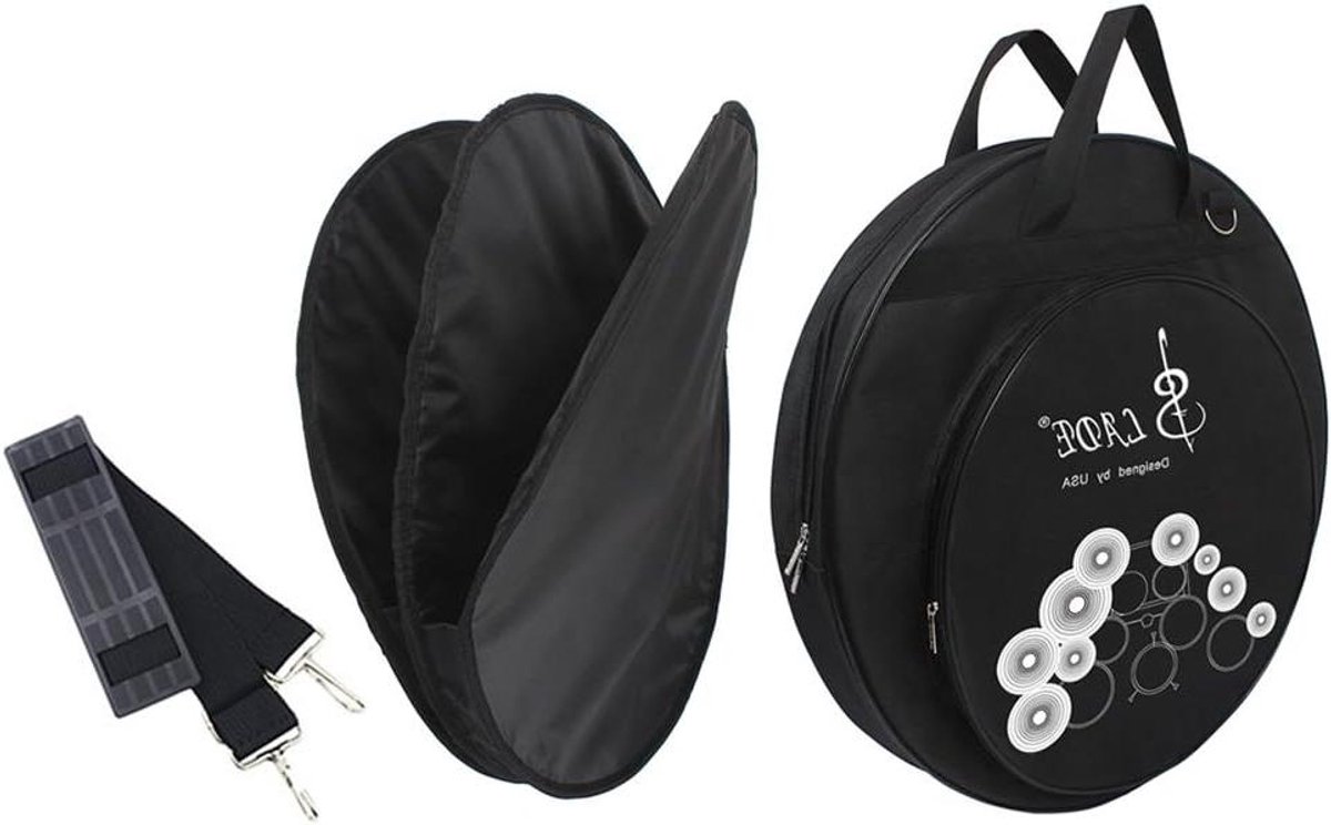 Bekkentas - Cymbal Bag - Drum Opslag - Dubbellaags - 54 x 13 cm - Zwart