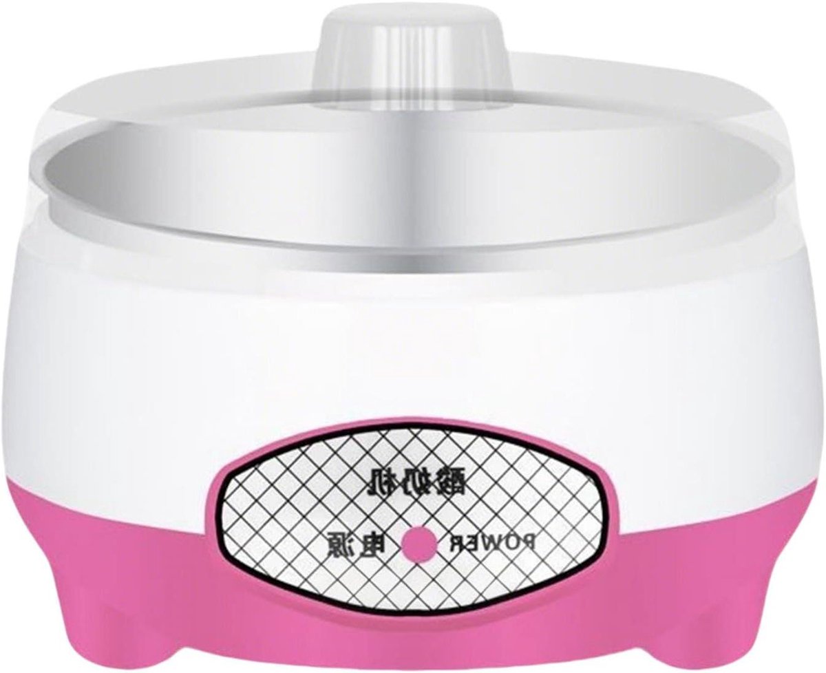 Yoghurtmaker - Huishoudapparaat - Zelfgemaakte Yoghurt - Intelligente Temperatuurregeling - 1.2 Liter - Roze