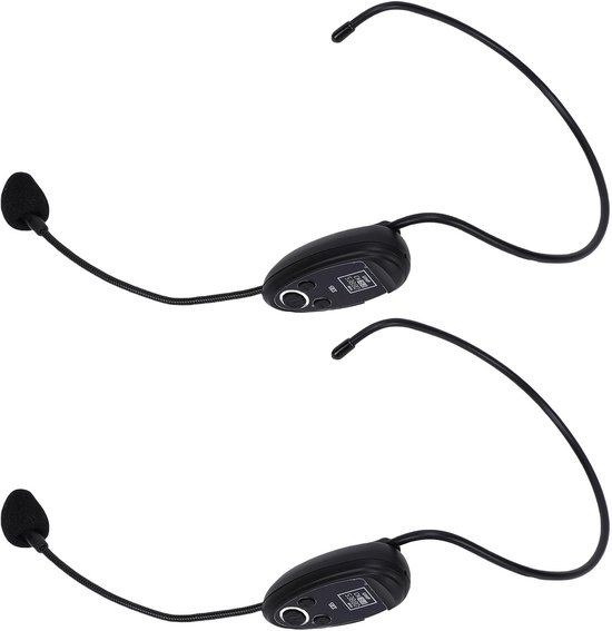 3,5 mm bedrade microfoon, bedrade mini-microfoonluidspreker MIC hoofdband hoofdmicrofoon voor spraakversterkers, luidsprekers