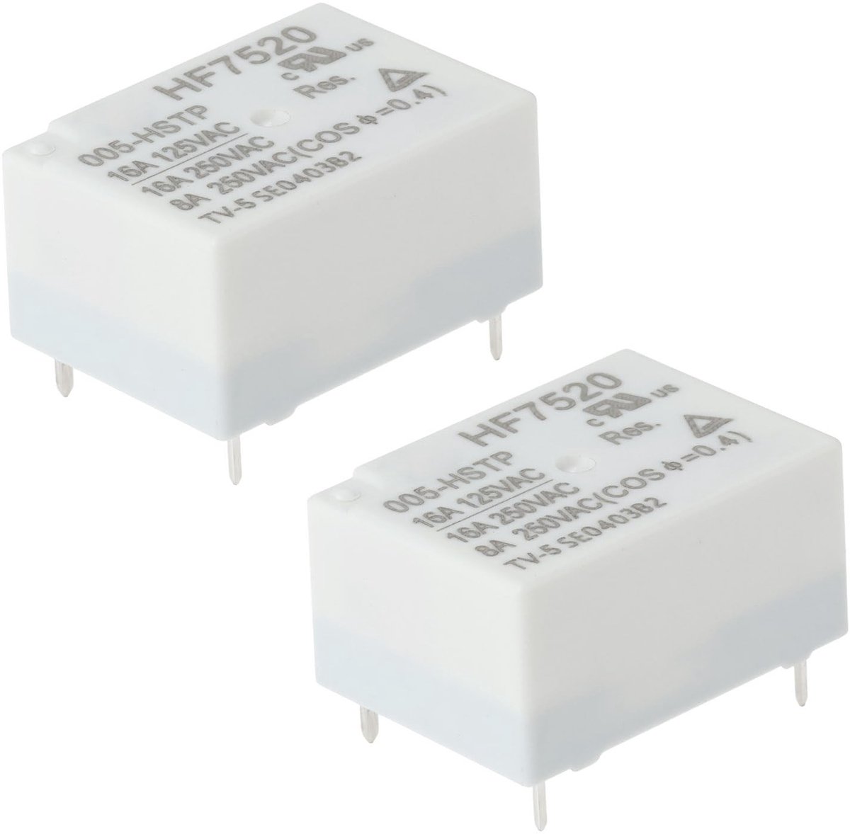 Innovra - Dailygoods - 2 Stuks 16A 250VAC 4-Pin Relais voor Industriële Toepassingen