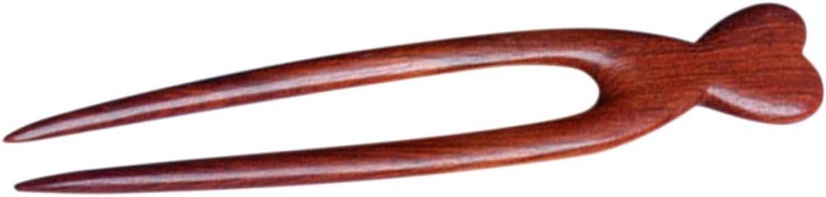 Haarspeld Set - Houten Pinnen - Haar Stijlen - Romantisch Design - 15.5 cm Lengte - Bruin