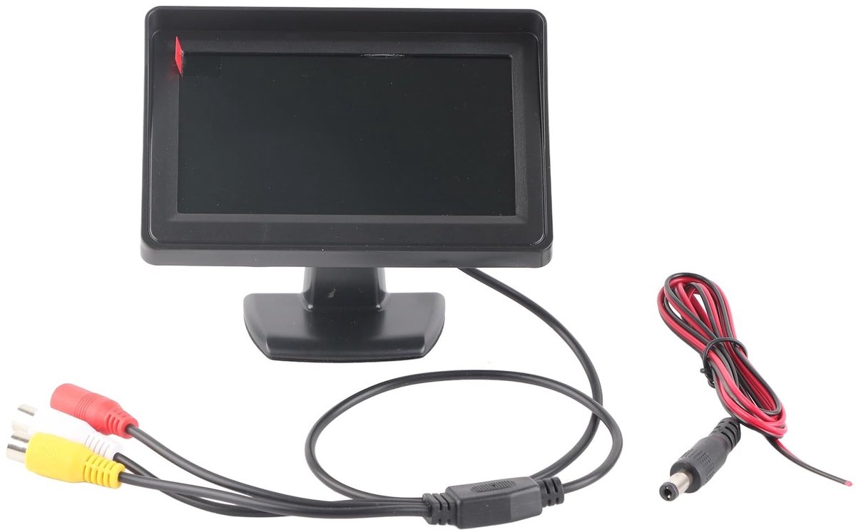 Innovra - Dailygoods - 4,3-inch Achteruitrijmonitor met Zonneklep en Camera
