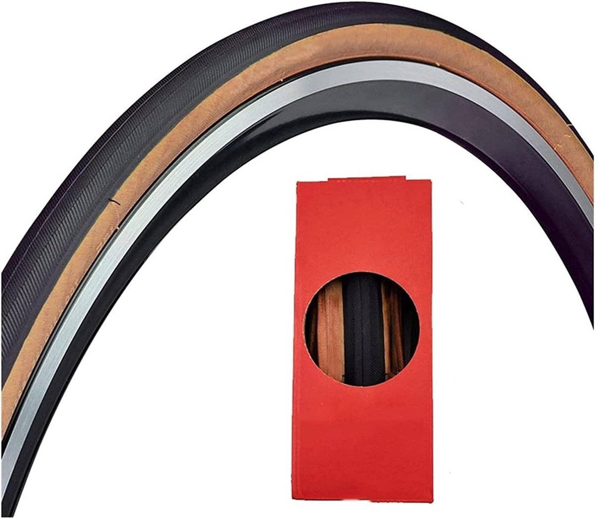 Fietsband - Banden set - Fietsen op de weg - Uniek profiel - 700x25c - Geel
