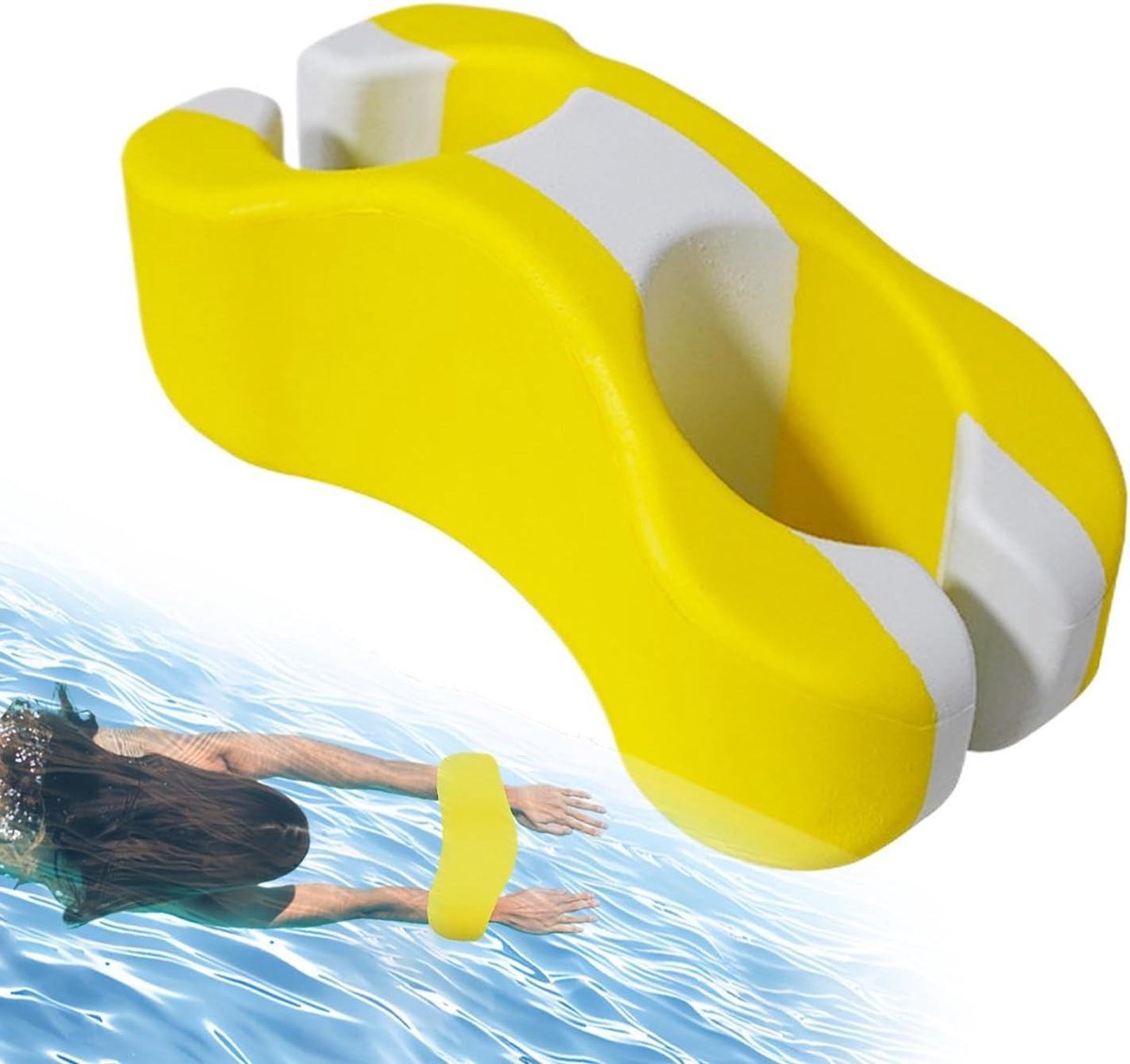 Trekboei Zwemtraining - Zwemhulpmiddel Benen - Beenstabiliteit Verbeteren - Ergonomische Vorm - 27.5 cm - Blauw