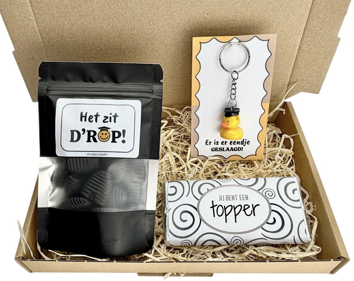 Afgestudeerd Cadeau | Geslaagd | Het Zit D'rop | Er is er Eendje Geslaagd!