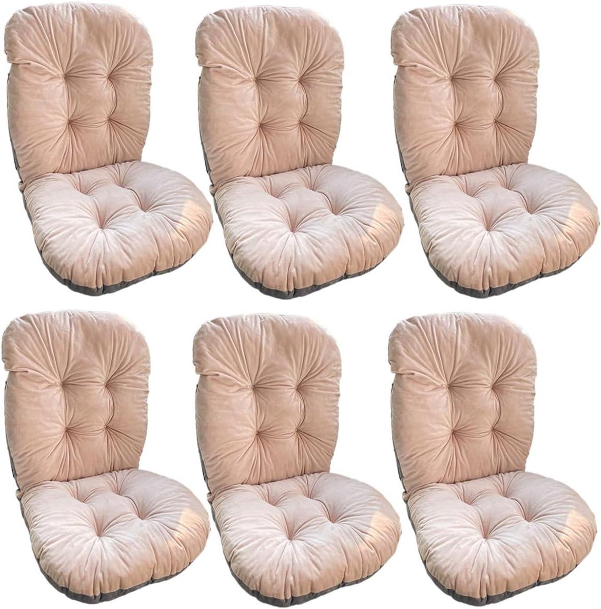 Stoelkussen Rugleuning - Zitkussen - Comfortabel Zitten - Antislip Band - 85 x 45 cm - Roz