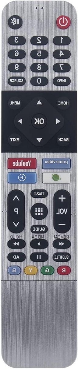 Vervang Afstandsbediening - Universele Controller - TV Bediening - Ergonomisch Ontwerp - 10 Meter Bereik - Zwart