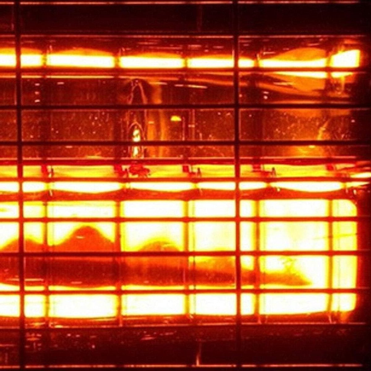 Verwarming Droger - Korte Golf - Verf Drogen - Stelbare Vermogensregeling - 1.7 Meter Hefhoogte - Geel