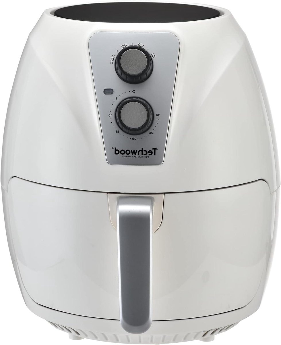 Airfryer - Hetelucht friteuse - Gezond Bakken - Instelbare Temperatuur - 3 Liter - Wit