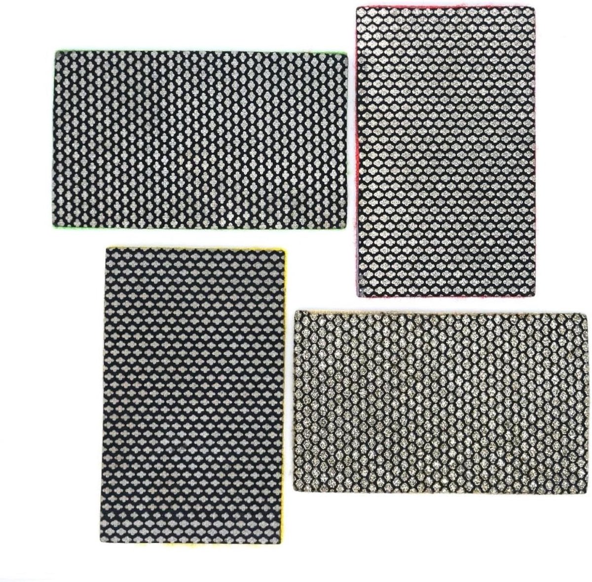 Polijst Pads - Schuurpapier Set - Glad Maken Oppervlakken - Diamant Werklaag - 9 x 5.5 cm - Grijs
