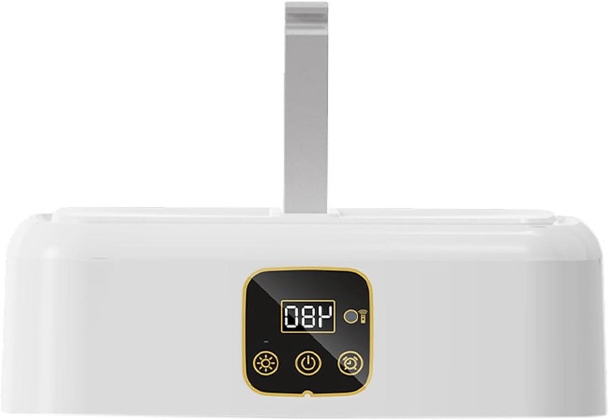 Draagbare Wasdroger Kleine Droogmachine Snel Kleding Drogen 360° Hetelucht 10 kg Capaciteit Wit
