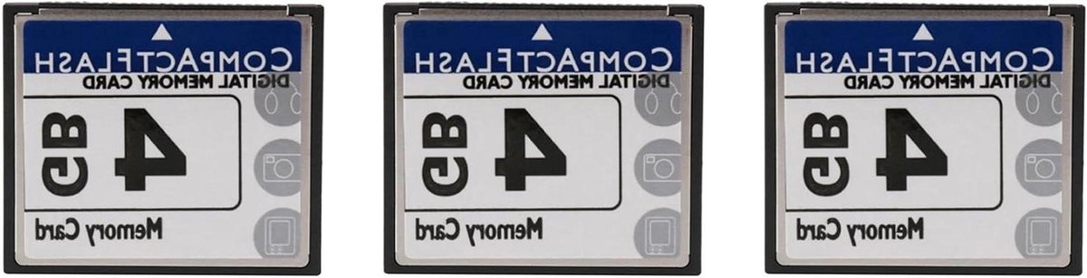 Geheugenkaart - Compact Flash - Opslag Uitbreiden - Hoge Snelheid - 4GB - Wit Blauw
