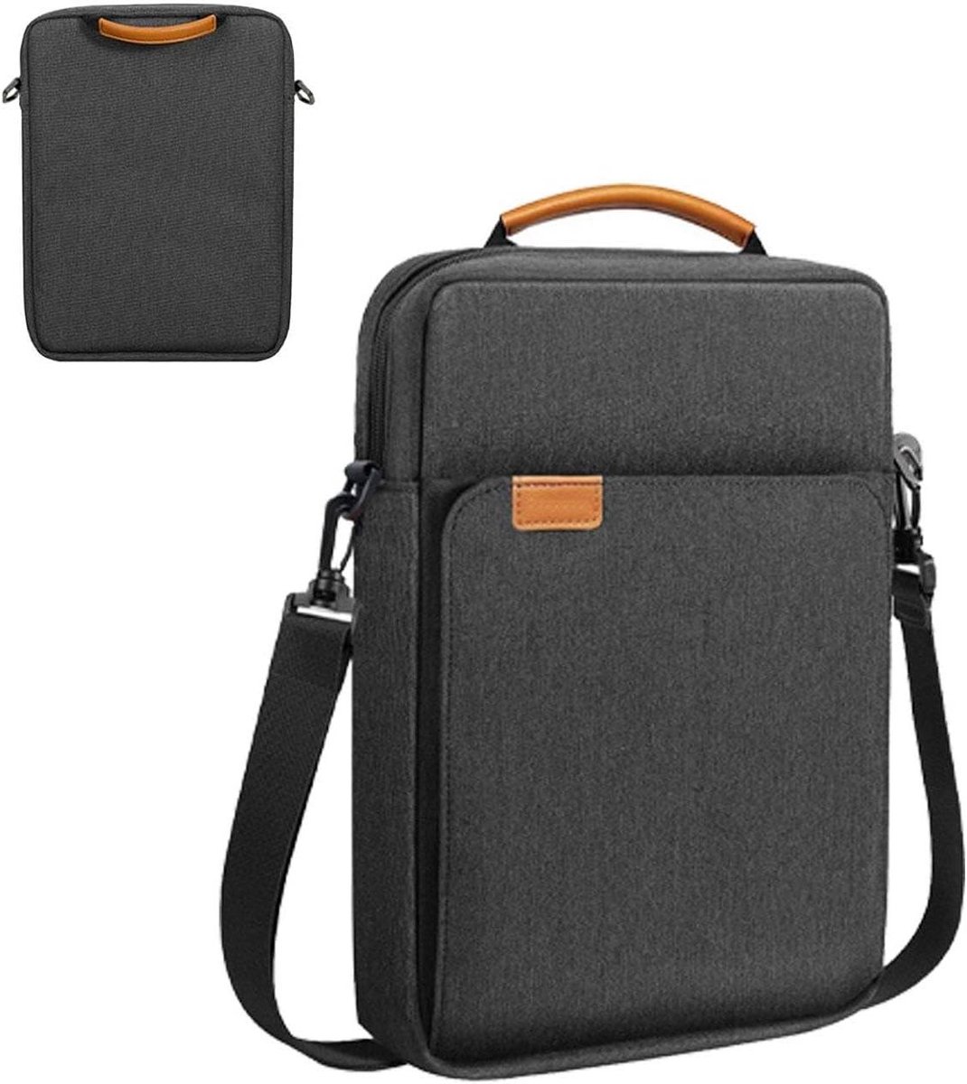 Tablethoes - Draagtas laptop - Veilig vervoer - Multifunctioneel design - 36 cm - Zwart