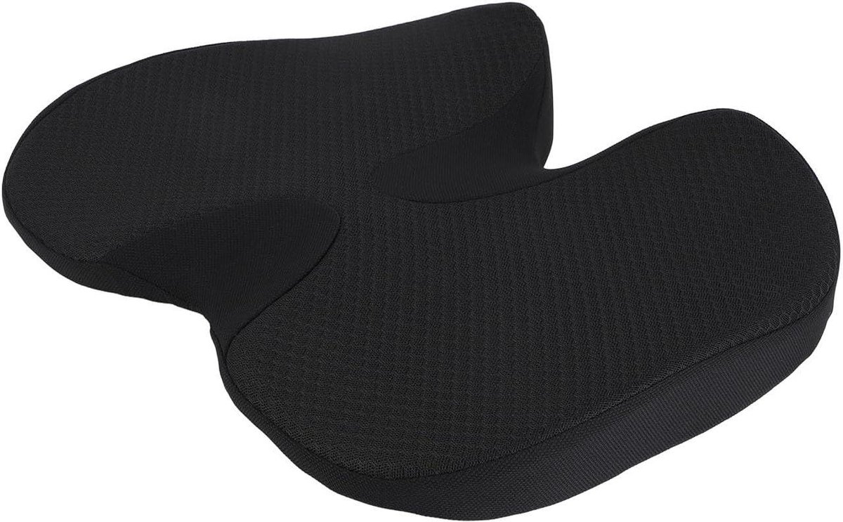Stoelkussen Traagschuim - Ergonomisch Kussen - Comfortabel Zitten - Uniek Groter Ontwerp -