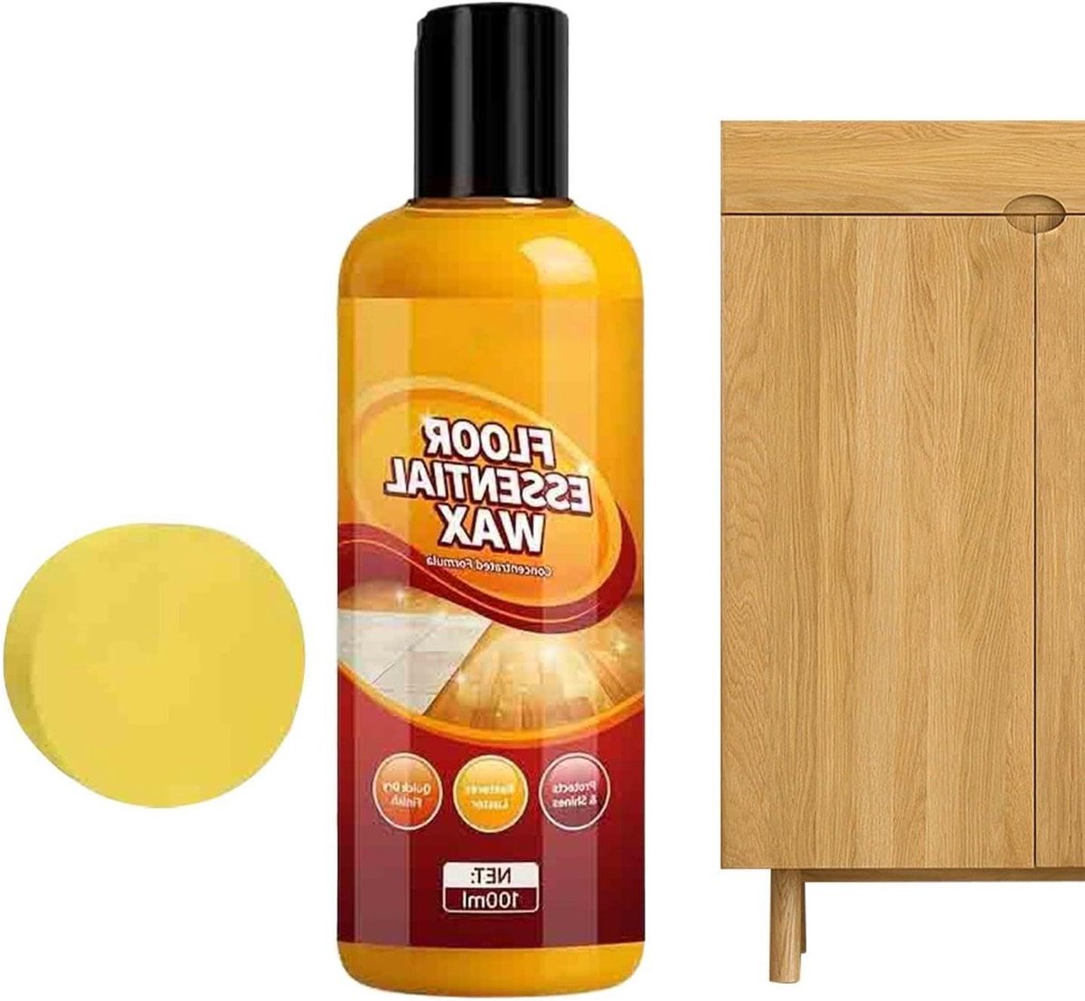 Houtwas - Houtconditioner - Meubels Herstellen - Vloerverwarming Veilig - 100ml - Natuurli