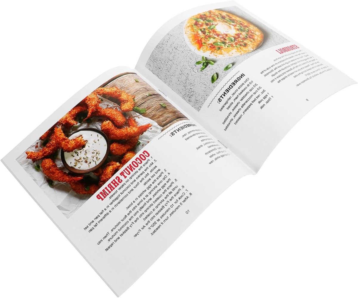 Receptenboek Airfryer - Kookboek - Lekkere Maaltijden - Veelzijdige Recepten - 17x17 cm - Diverse Kleuren