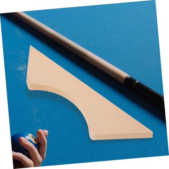 Bevestigingsblok Pooltafel - Houten Strip - Tafelonderhoud - Veilige Bevestiging - 24 cm - Beige — afbeelding 3