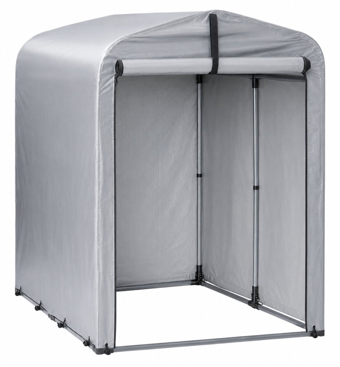 DnA® Fietsenstalling - Fietsberging - Fietsenhok - Zilver - 176cm x 176cm x 163cm
