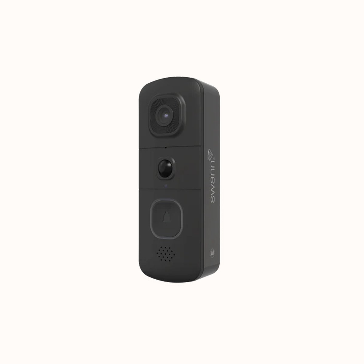 Swann EVO Video Deurbel - Slimme Video Deurbel - SwannShield™ AI Voice Assistant - 2K ultra HD video - Accu - Nachtvisie - Geen Abonnement