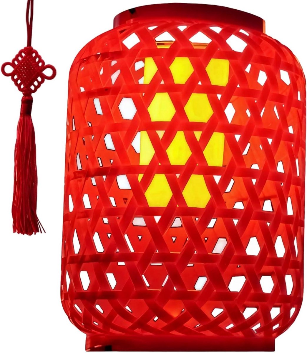 Zonne-energie Lantaarn - Buitenlamp Decoratie - Tuin Verlichten - Warm Gele Gloed - 22 x 1