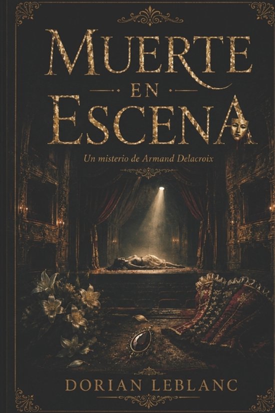 Los Misterios de Armand Delacroix- Muerte en escena - cover