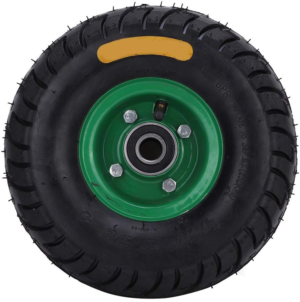 Cosensi - Dailygoody - Karbandwiel 10,5 inch - Opblaasbaar - Ingebouwde lagers - 4.10/3.50-4 - Duurzaam rubber - Geschikt voor verschillende voertuigen