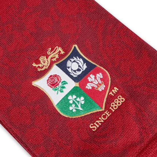 Supporters Sjaal - Sport Sjaal - Sportevenement Bezoeken - Uniek Breisel - One Size - Rode Dahlia — afbeelding 3