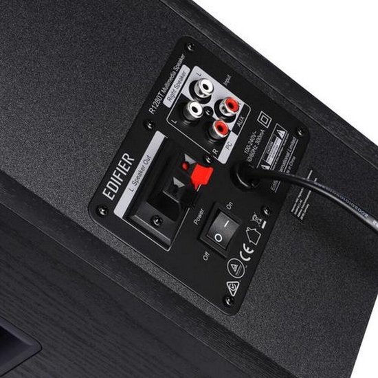 Edifier R1280T - 2.0 actieve speakerset / Zwart van Merkloos — afbeelding 4