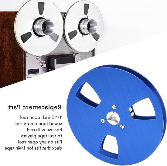Lege 1 en 4 5 Inch Tape Reel van Aluminium Legering voor Geluidsopname en Audio Apparatuur — afbeelding 5