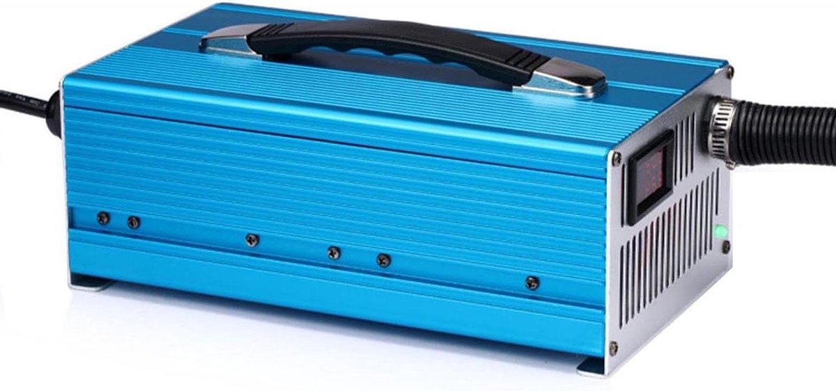 Batterijoplader - Acculader - Elektrisch Voertuig - Meervoudige Bescherming - 72V 23A - Blauw