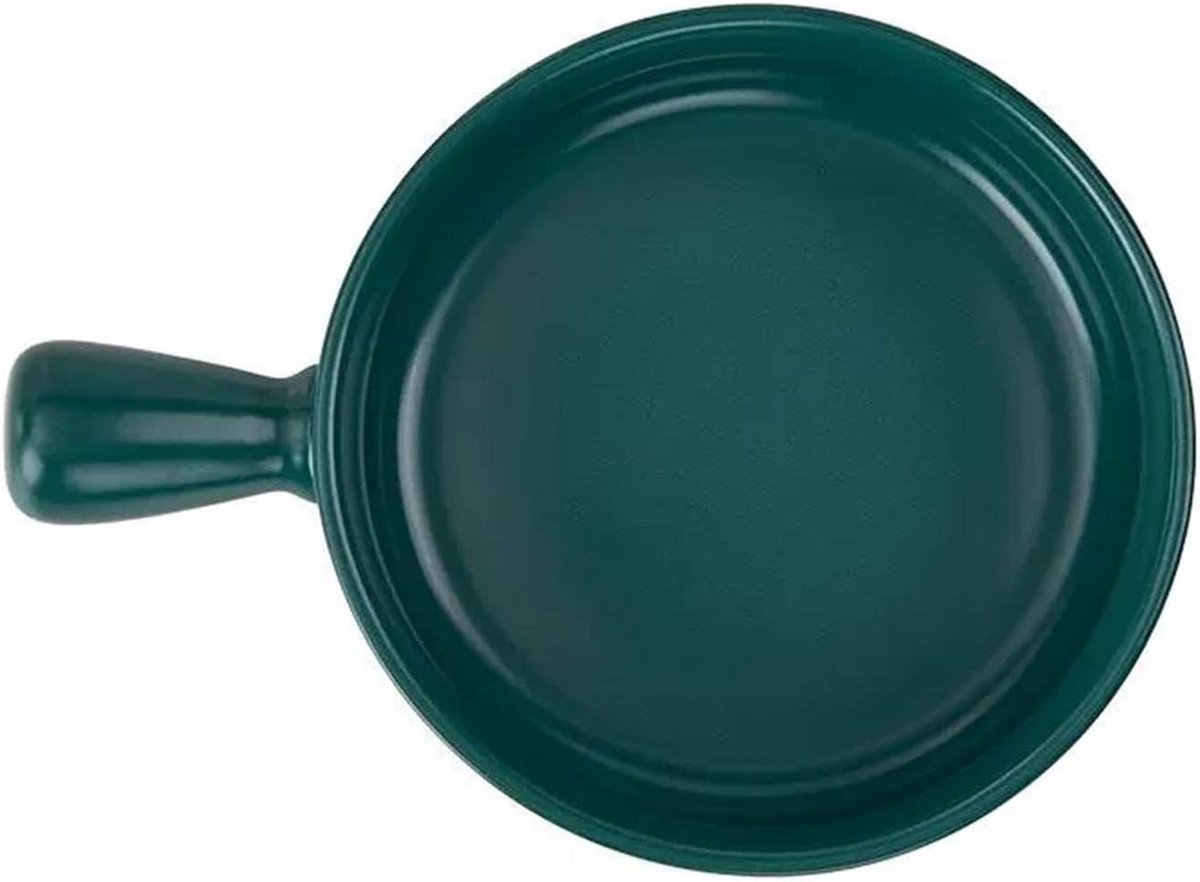 Ovenschaal Set - Braadpan Schotel - Oven Koken - Hittebestendig Keramiek - 15 cm - Groen