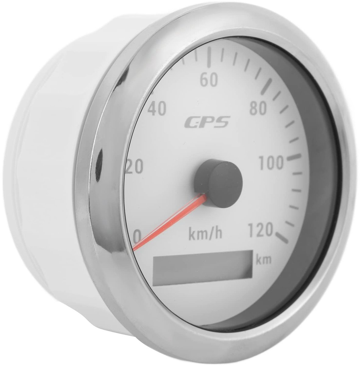Dailygoods - Dailygoody - Auto GPS Snelheidsmeter - Marine Snelheidsmeter - Waterdicht en eenvoudig te installeren - Wit - Geschikt voor Auto en Boot - 0-120KM/H