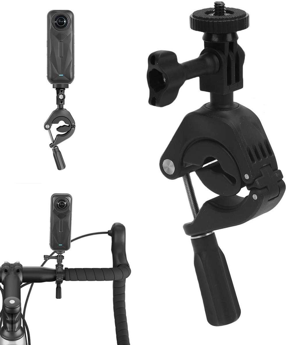 Dailygoods - Camerahouder met Klem voor Motorfietsen en Fietsen